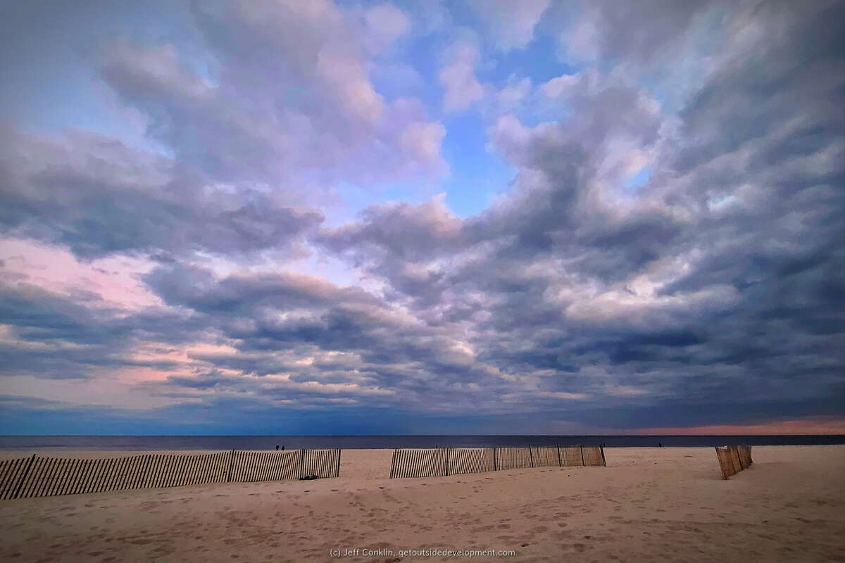 Beautiful clouds while on a late winter stroll on the Point Pleasant Boardwalk.
